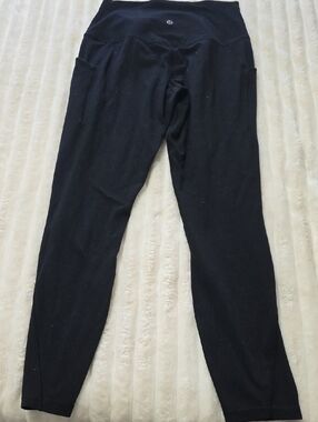 lululemon athletica Black High-Rise Leggings with Side Pockets